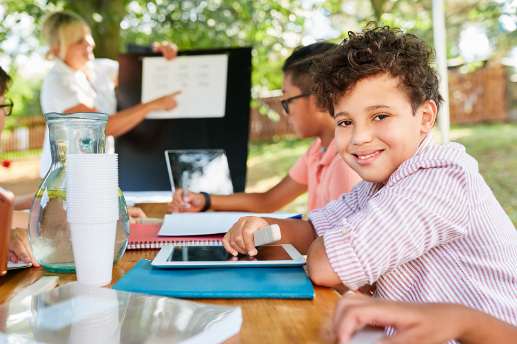 Children Learning in Summer Vacation